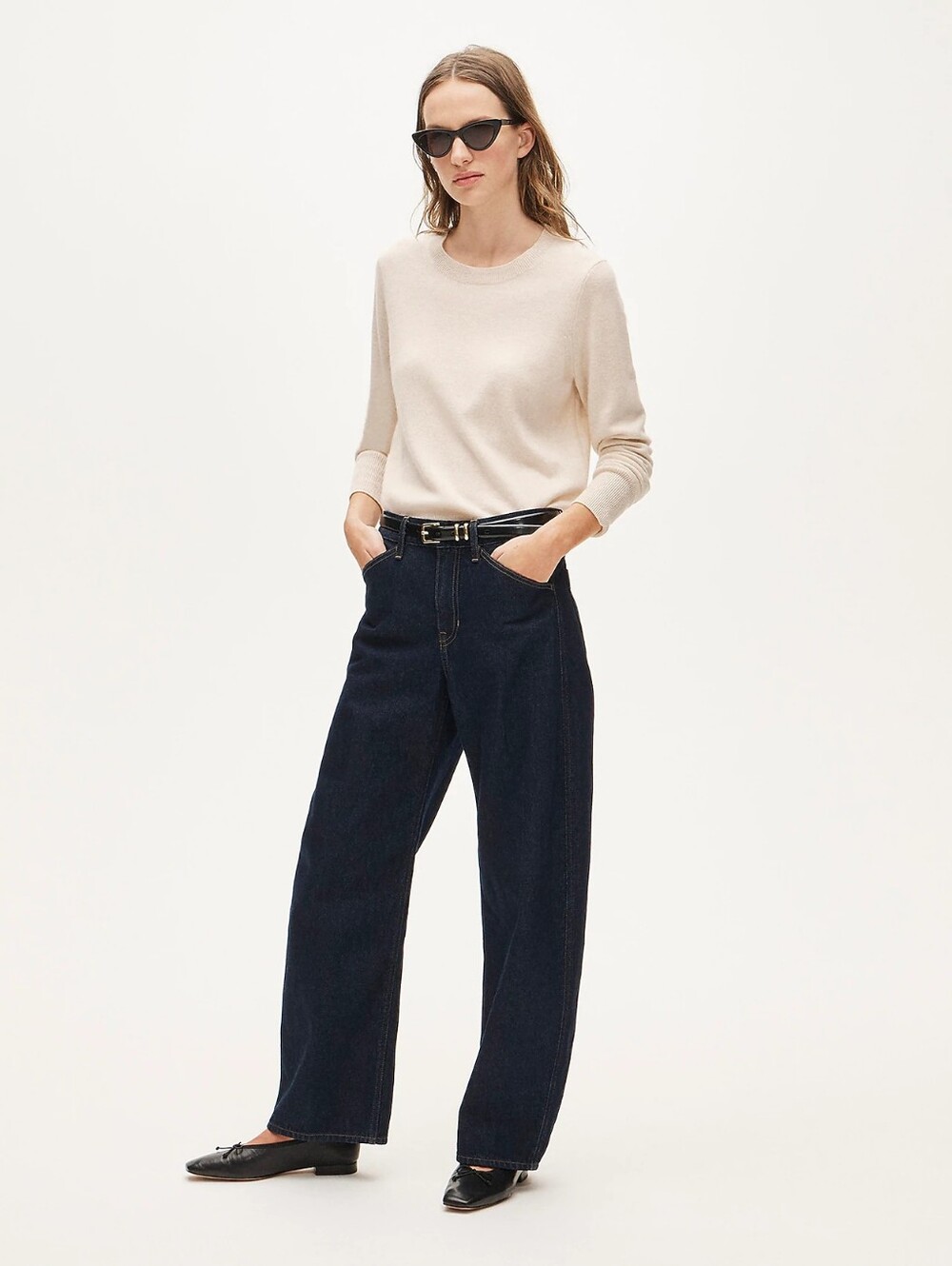 J. Crew Women's Cashmere Classic Fit Crewneck Sweater Size S